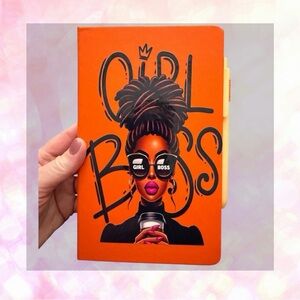 🦄 Girl Boss Themed Notebook with Pen